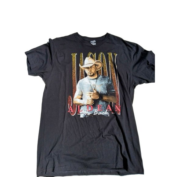 Next Level Apparel Shirts Jason Aldean We Back Tour Tee Shirt Size L Poshmark